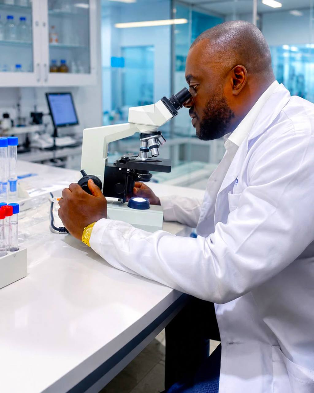Mankind MediLab laboratory team at work